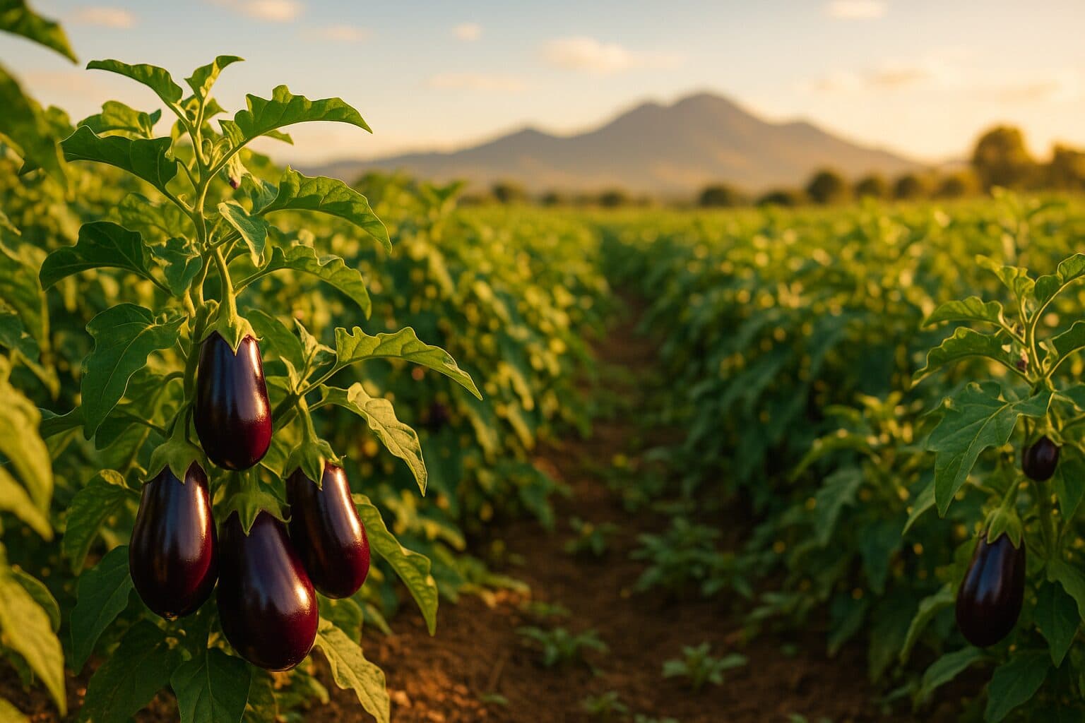 Aplicación de Bioestimulantes en Cultivos de Berenjena