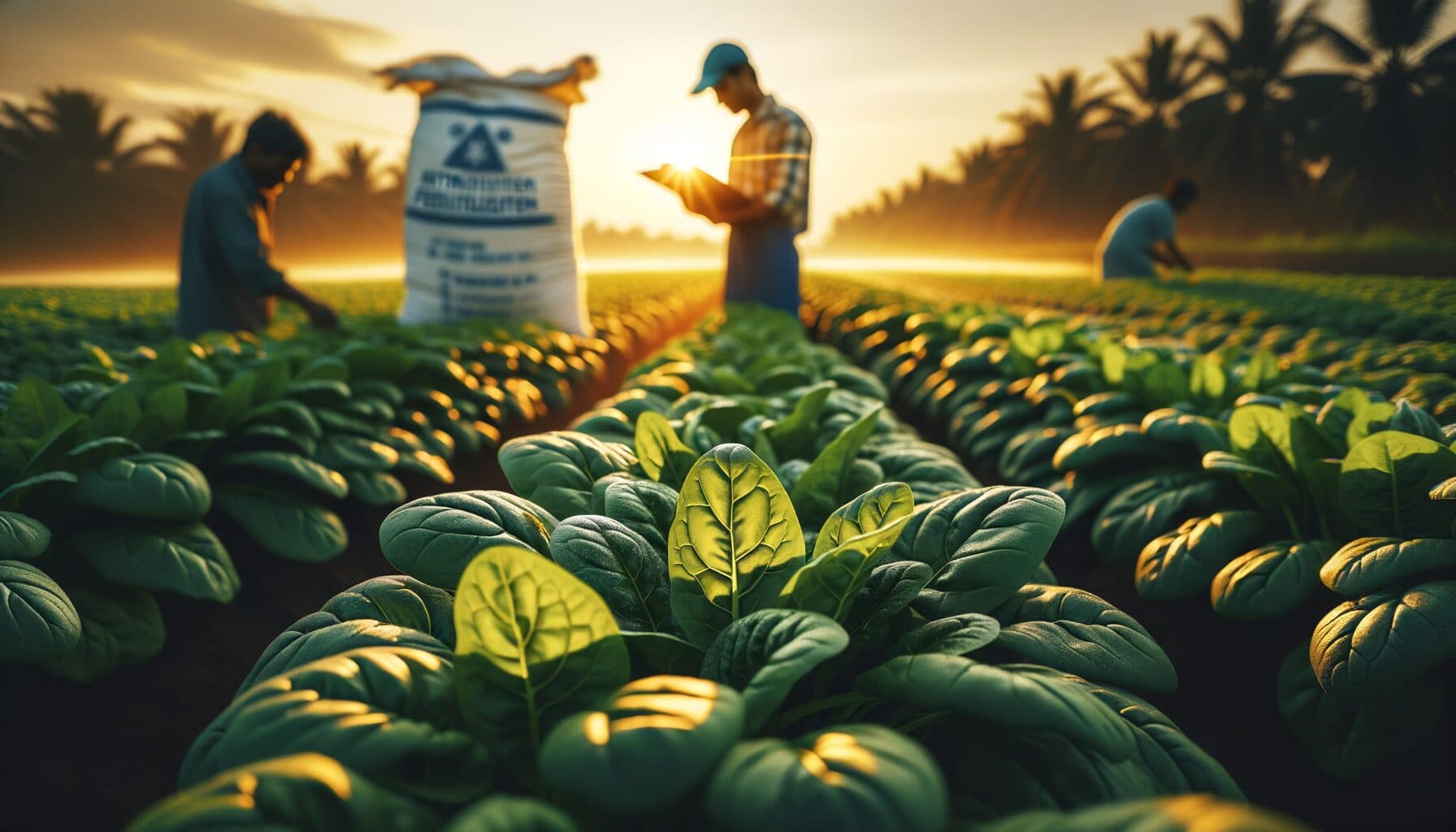 Fertilización Nitrogenada en Espinaca: Dosis y Momento
