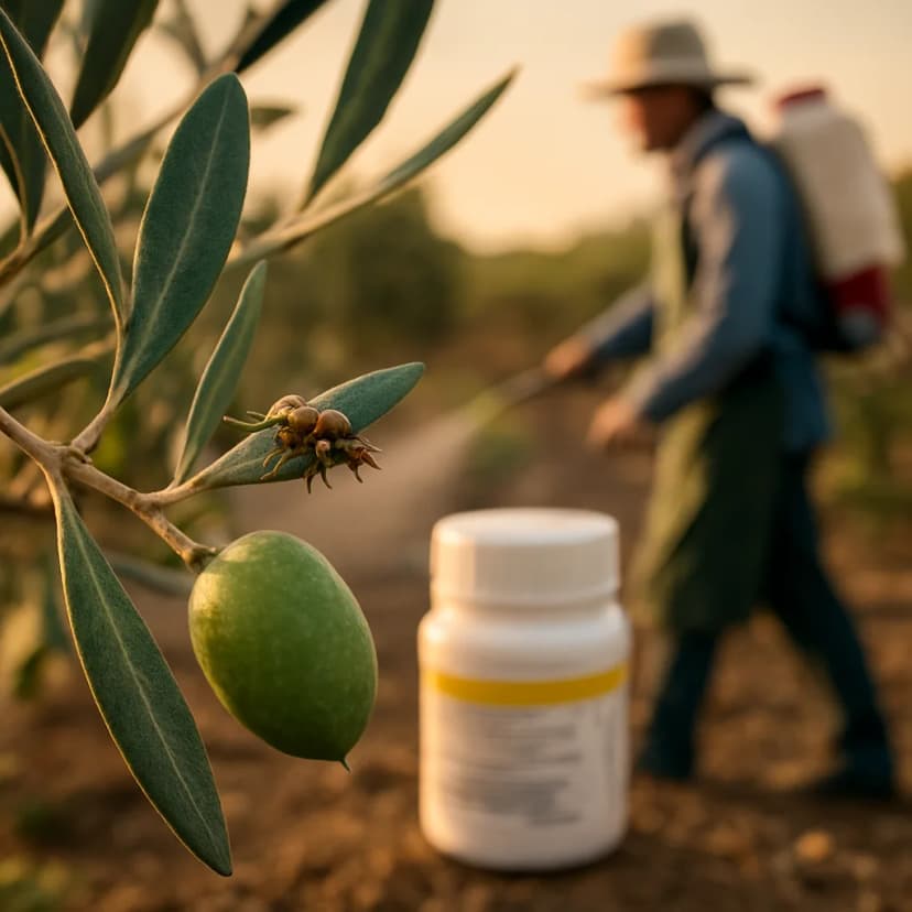 Principales plagas del olivo y bioprotectores recomendados