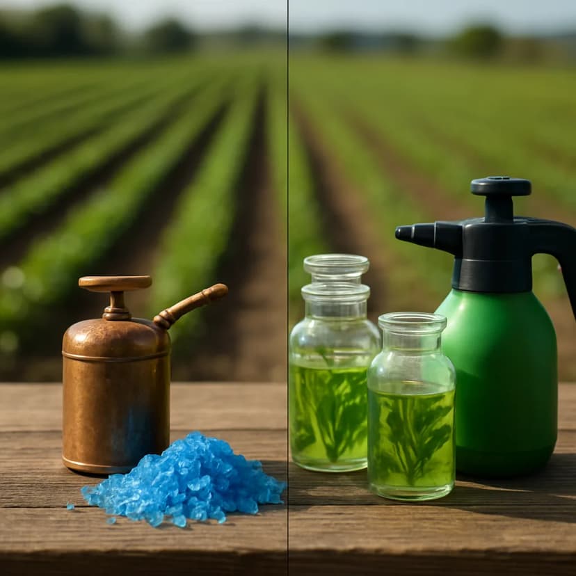Comparativa práctica: cobre vs biológicos