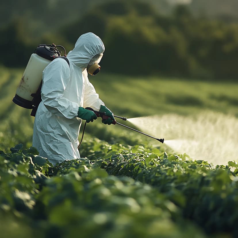 Aplicación de biocontrol preventivo contra Botrytis en vid