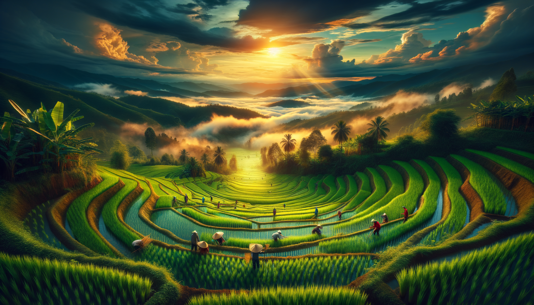 Agricultura regenerativa en arroz con bioestimulantes