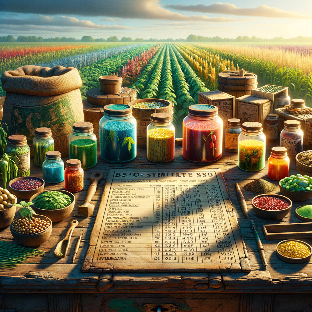 Tabla de Precios de Bioestimulantes