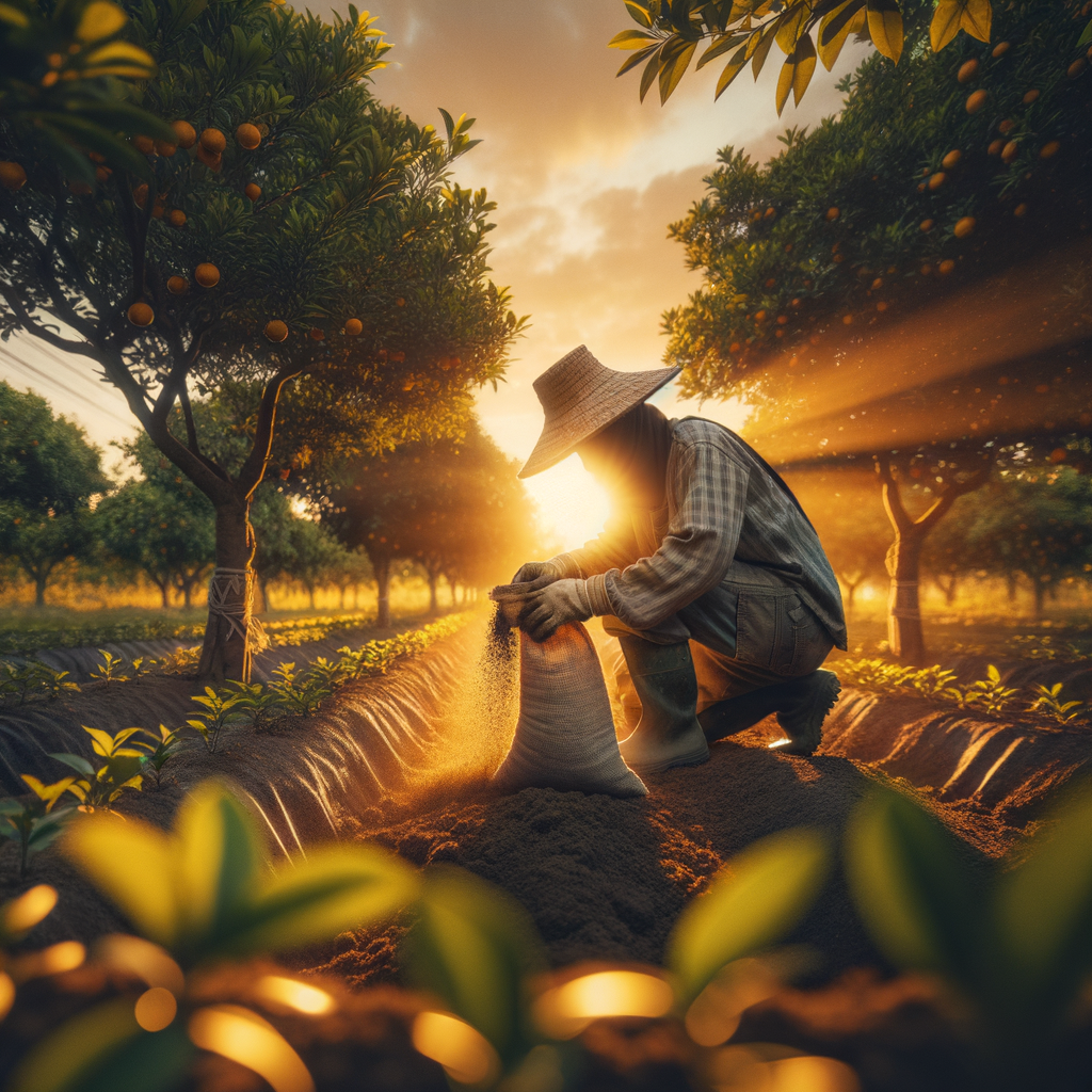 Cómo aplicar fertilizante orgánico en citrus