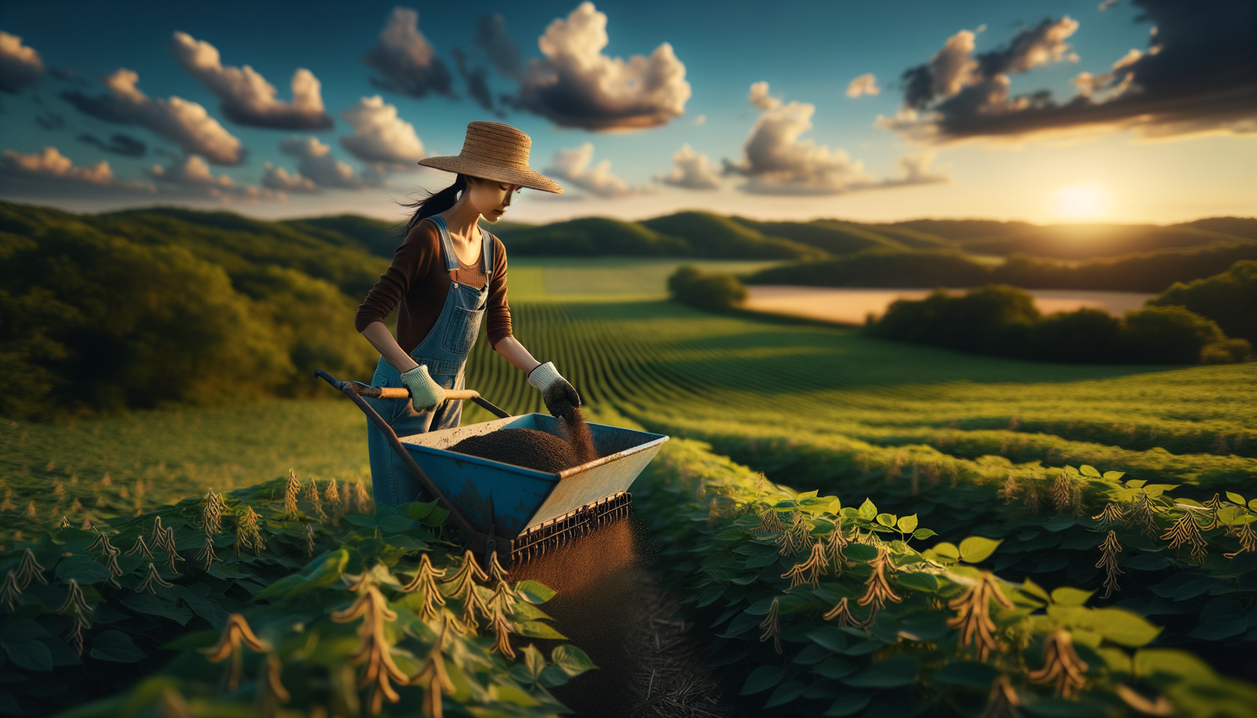 Cómo aplicar fertilizante orgánico en soja