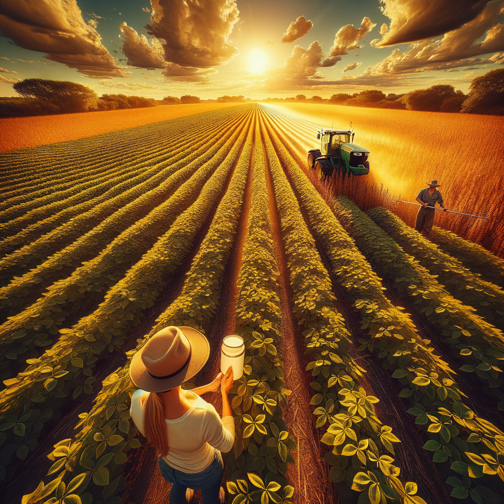 Beneficios del fertilizante orgánico en cultivos de soja