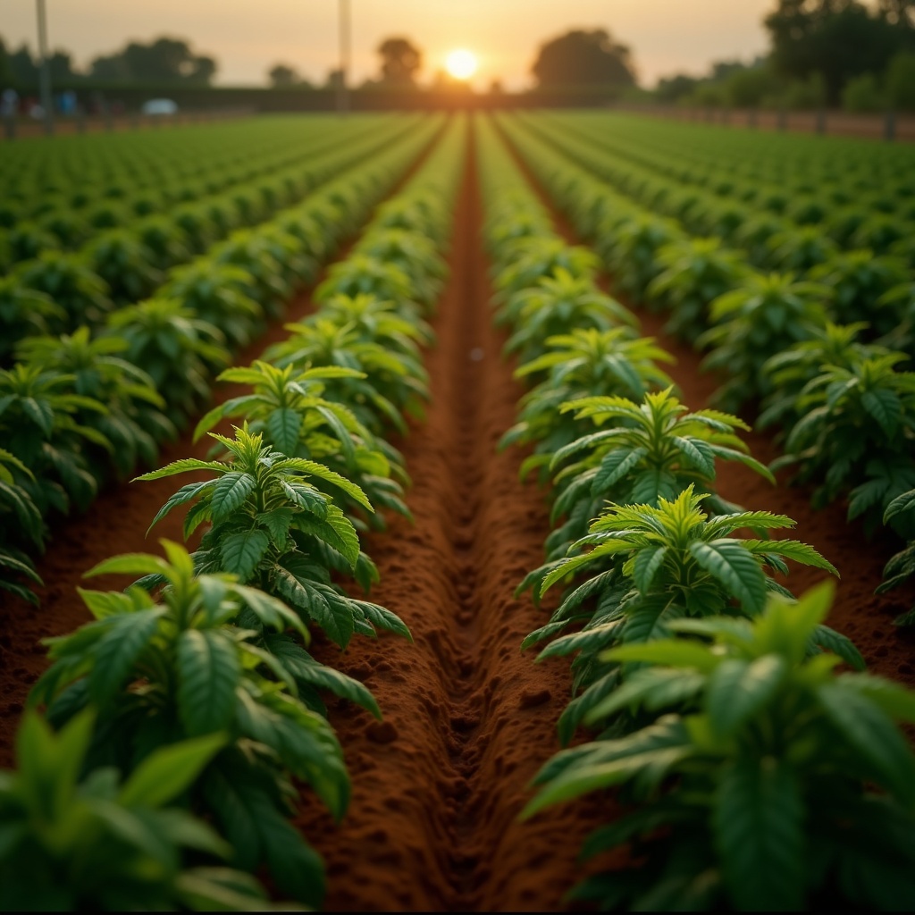 Agriculture durable avec des plantes de tomate saines
